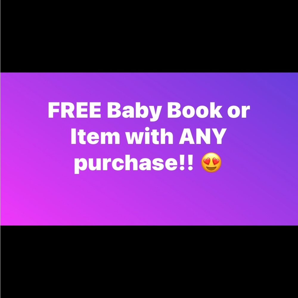 Free Baby Book or Item with ANY Purchase